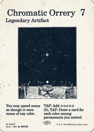 {R} Chromatic Orrery (0097) [Secret Lair x MSCHF The Zeta Set] [SLZ 097]