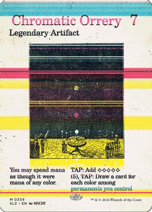 {R} Chromatic Orrery (0339) [Secret Lair x MSCHF The Zeta Set] [SLZ 339]