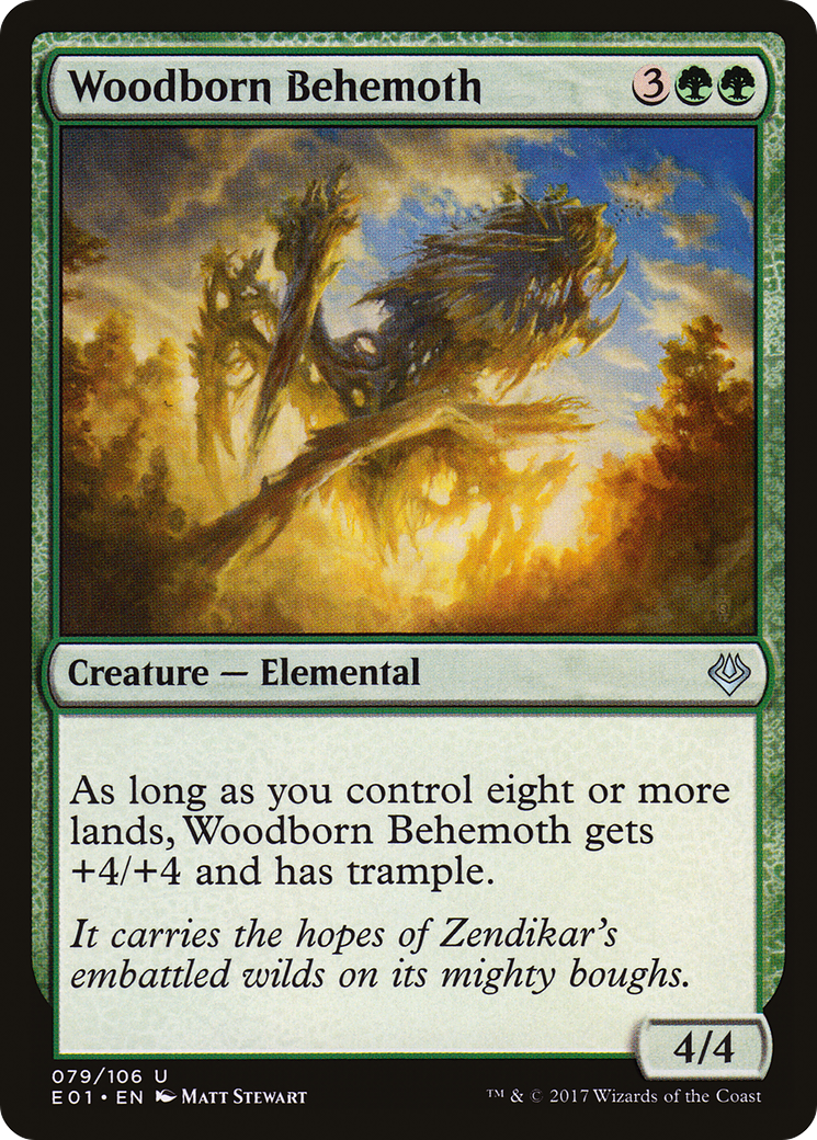 {C} Woodborn Behemoth [Archenemy: Nicol Bolas][E01 079] - Misty Mountain Games
