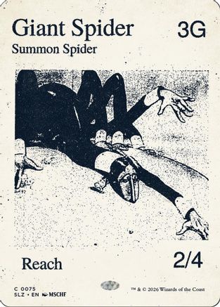{C} Giant Spider (0075) [Secret Lair x MSCHF The Zeta Set] [SLZ 075]