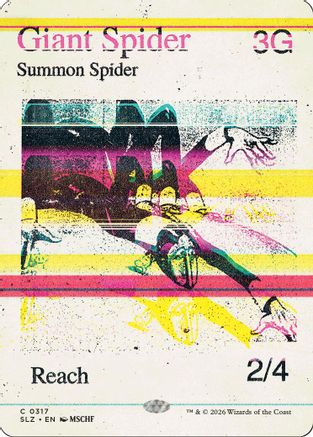 {C} Giant Spider (0317) [Secret Lair x MSCHF The Zeta Set] [SLZ 196]