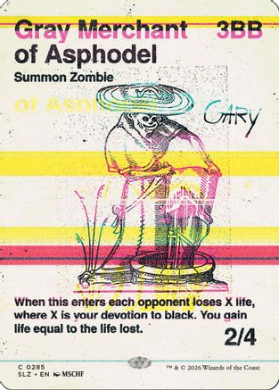 {C} Gray Merchant of Asphodel (0285) [Secret Lair x MSCHF The Zeta Set] [SLZ 285]
