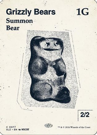 {C} Grizzly Bears (0077) [Secret Lair x MSCHF The Zeta Set] [SLZ 077]