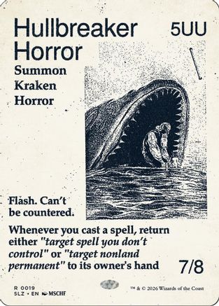 {R} Hullbreaker Horror (0019) [Secret Lair x MSCHF The Zeta Set] [SLZ 019]