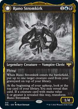 {R} Runo Stromkirk // Krothuss, Lord of the Deep [Innistrad: Double Feature][DBL 513]