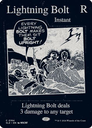 {C} Lightning Bolt (0184) [Secret Lair x MSCHF The Zeta Set] [SLZ 184]
