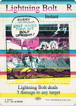 {C} Lightning Bolt (0305) [Secret Lair x MSCHF The Zeta Set] [SLZ 305]