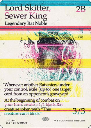 {C} Lord Skitter, Sewer King (0288) [Secret Lair x MSCHF The Zeta Set] [SLZ 288]