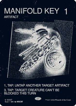 {C} Manifold Key (0227) [Secret Lair x MSCHF The Zeta Set] [SLZ 227]