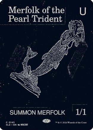{C} Merfolk of the Pearl Trident (0145) [Secret Lair x MSCHF The Zeta Set] [SLZ 145]