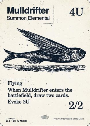 {C} Mulldrifter (0025) [Secret Lair x MSCHF The Zeta Set] [SLZ 025]
