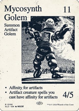 {R} Mycosynth Golem (0108) [Secret Lair x MSCHF The Zeta Set] [SLZ 108]