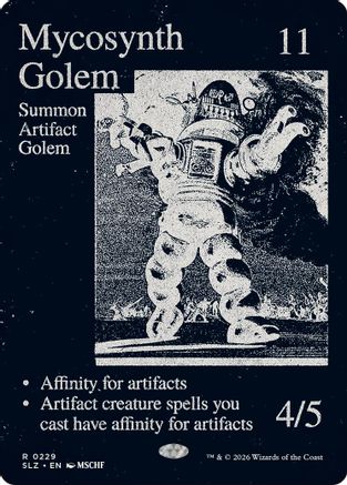 {R} Mycosynth Golem (0229) [Secret Lair x MSCHF The Zeta Set] [SLZ 229]
