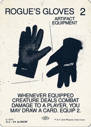 {C} Rogue's Gloves (0111) [Secret Lair x MSCHF The Zeta Set] [SLZ 111]