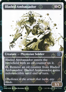 {C} Bladed Ambassador (Showcase Ichor Step-and-Compleat Foil) [Phyrexia: All Will Be One][ONE 417]