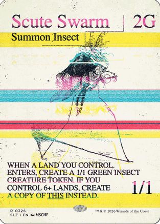 {R} Scute Swarm (0326) [Secret Lair x MSCHF The Zeta Set] [SLZ 326]
