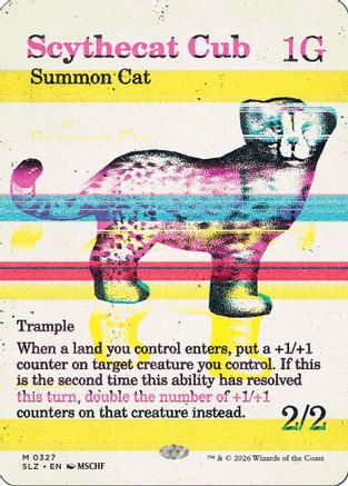 {R} Scythecat Cub (0327) [Secret Lair x MSCHF The Zeta Set] [SLZ 327]