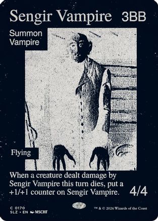 {C} Sengir Vampire (0170) [Secret Lair x MSCHF The Zeta Set] [SLZ 170]