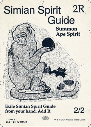 {C} Simian Spirit Guide (0068) [Secret Lair x MSCHF The Zeta Set] [SLZ 068]