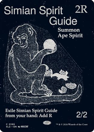 {C} Simian Spirit Guide (0189) [Secret Lair x MSCHF The Zeta Set] [SLZ 189]