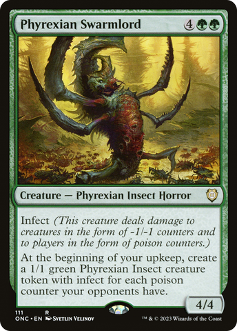 {R} Phyrexian Swarmlord [Phyrexia: All Will Be One Commander][ONC 111]