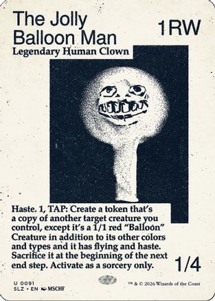 {C} The Jolly Balloon Man (0091) [Secret Lair x MSCHF The Zeta Set] [SLZ 091]