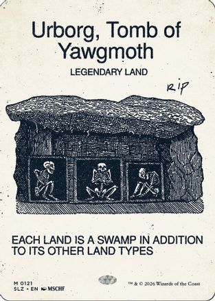 {R} Urborg, Tomb of Yawgmoth (0121) [Secret Lair x MSCHF The Zeta Set] [SLZ 121]
