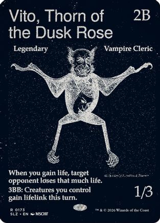 {R} Vito, Thorn of the Dusk Rose (0173) [Secret Lair x MSCHF The Zeta Set] [SLZ 173]