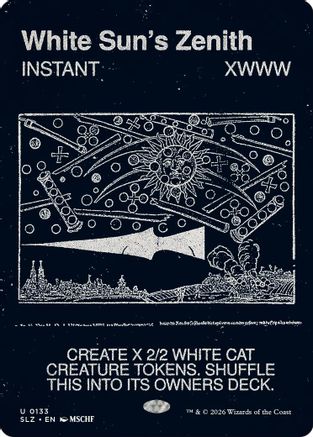 {C} White Sun's Zenith (0133) [Secret Lair x MSCHF The Zeta Set] [SLZ 133]