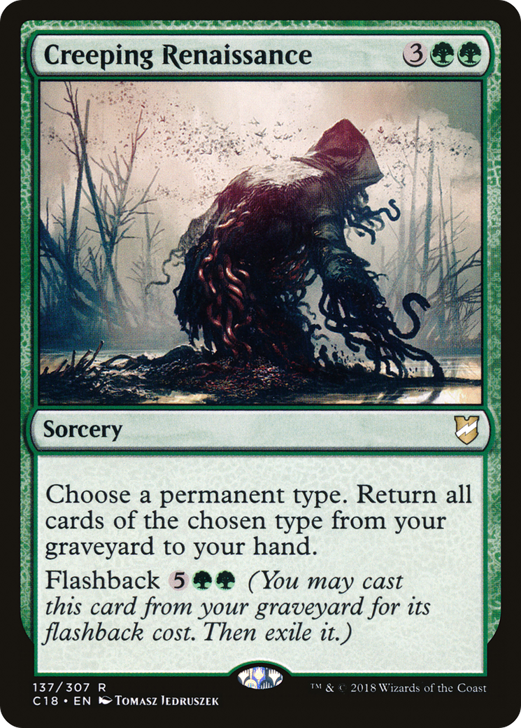 {R} Creeping Renaissance [Commander 2018][C18 137] - Misty Mountain Games