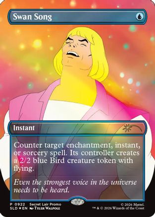 {R} Swan Song (0922) (Foil) [Secret Lair Drop Series] [SLD 922]