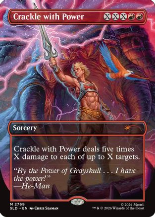 {R} Crackle with Power (Foil) [Secret Lair Drop Series] [SLD 2769]