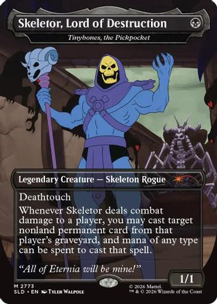 {R} Tinybones, the Pickpocket - Skeletor, Lord of Destruction [Secret Lair Drop Series] [SLD 2773]