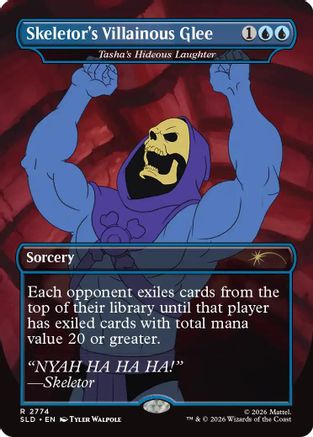 {R} Tasha's Hideous Laughter - Skeletor's Villainous Glee [Secret Lair Drop Series] [SLD 2774]