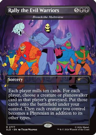 {R} Breach the Multiverse - Rally the Evil Warriors [Secret Lair Drop Series] [SLD 2777]