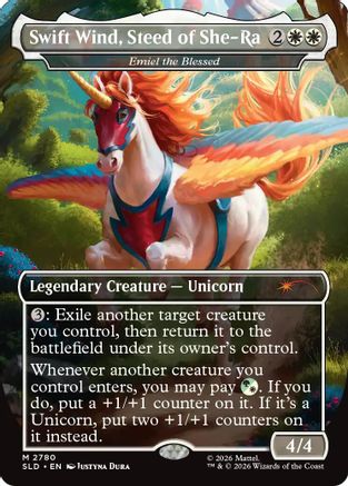 {R} Emiel the Blessed - Swift Wind, Steed of She-Ra [Secret Lair Drop Series] [SLD 2780]