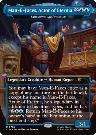 {R} Sakashima the Impostor - Man-E-Faces, Actor of Eternia [Secret Lair Drop Series] [SLD 2784]