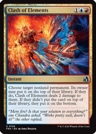{C} Clash of Elements (Foil) [Reality Fracture] [FRA 126]