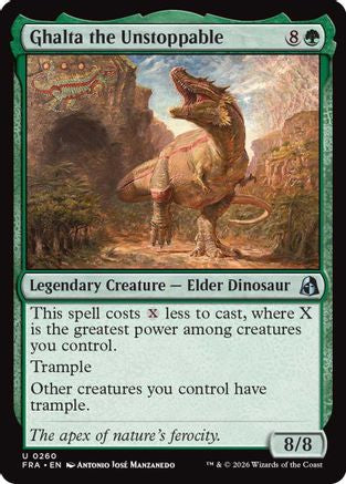 {C} Ghalta the Unstoppable [Reality Fracture] [FRA 260]