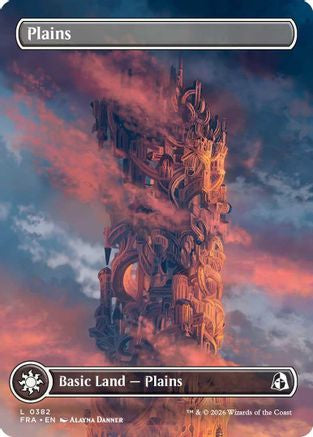{C} Plains (Borderless) (0382) (Foil) [Reality Fracture] [FRA 382]