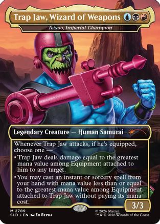 {R} Tetsuo, Imperial Champion - Trap Jaw, Wizard of Weapons [Secret Lair Drop Series] [SLD 2789]