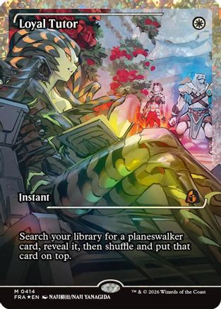 {R} Loyal Tutor (Showcase) (Fracture Foil) (Foil) [Reality Fracture] [FRA 414]