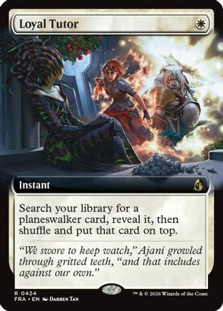 {R} Loyal Tutor (Extended Art) (Foil) [Reality Fracture] [FRA 424]