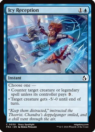 {C} Icy Reception (Foil) [Reality Fracture] [FRA 030]