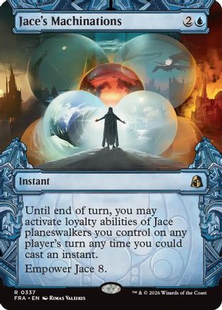 {R} Jace's Machinations (Showcase) (Foil) [Reality Fracture] [FRA 337]