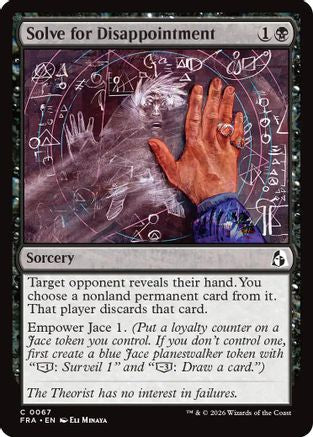 {C} Solve for Disappointment [Reality Fracture] [FRA 067]