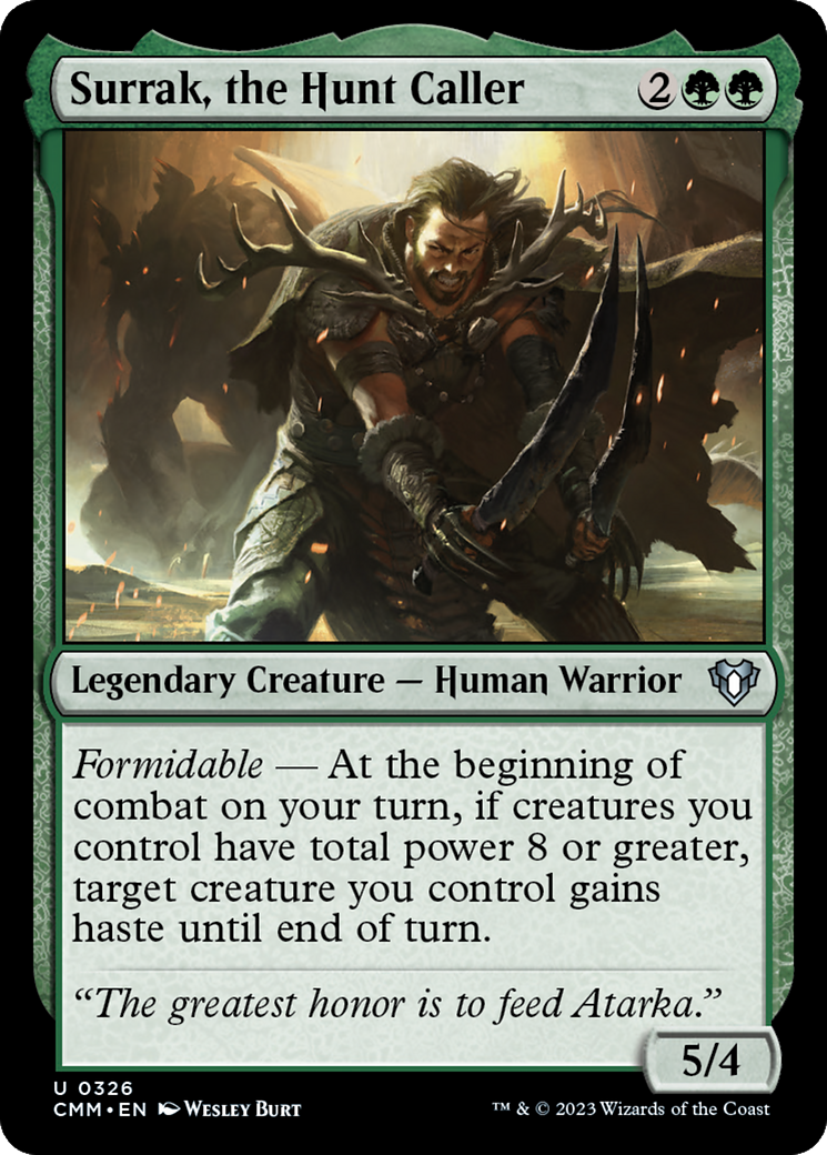 {C} Surrak, the Hunt Caller [Commander Masters][CMM 326]