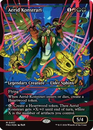 {R} Aerid Konstrari (Showcase) (0407) (Foil) [Reality Fracture] [FRA 407]