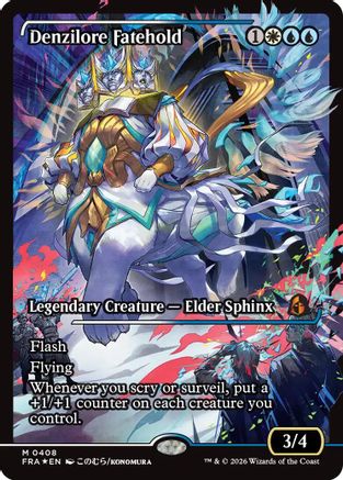 {R} Denzilore Fatehold (Showcase) (0408) (Foil) [Reality Fracture] [FRA 408]