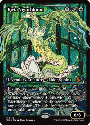 {R} Kwia Vigorbloom (Showcase) (0410) (Foil) [Reality Fracture] [FRA 410]